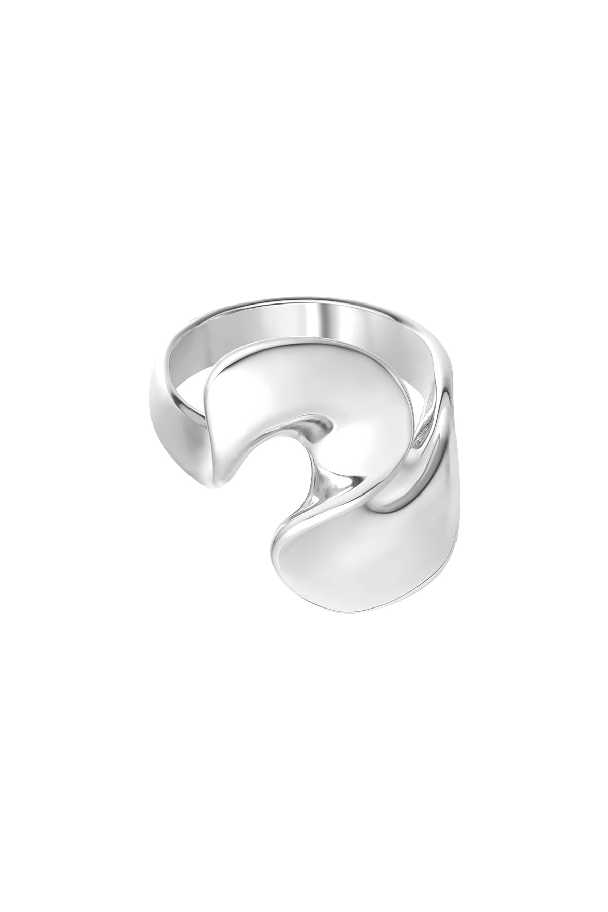 Ring twist zilver