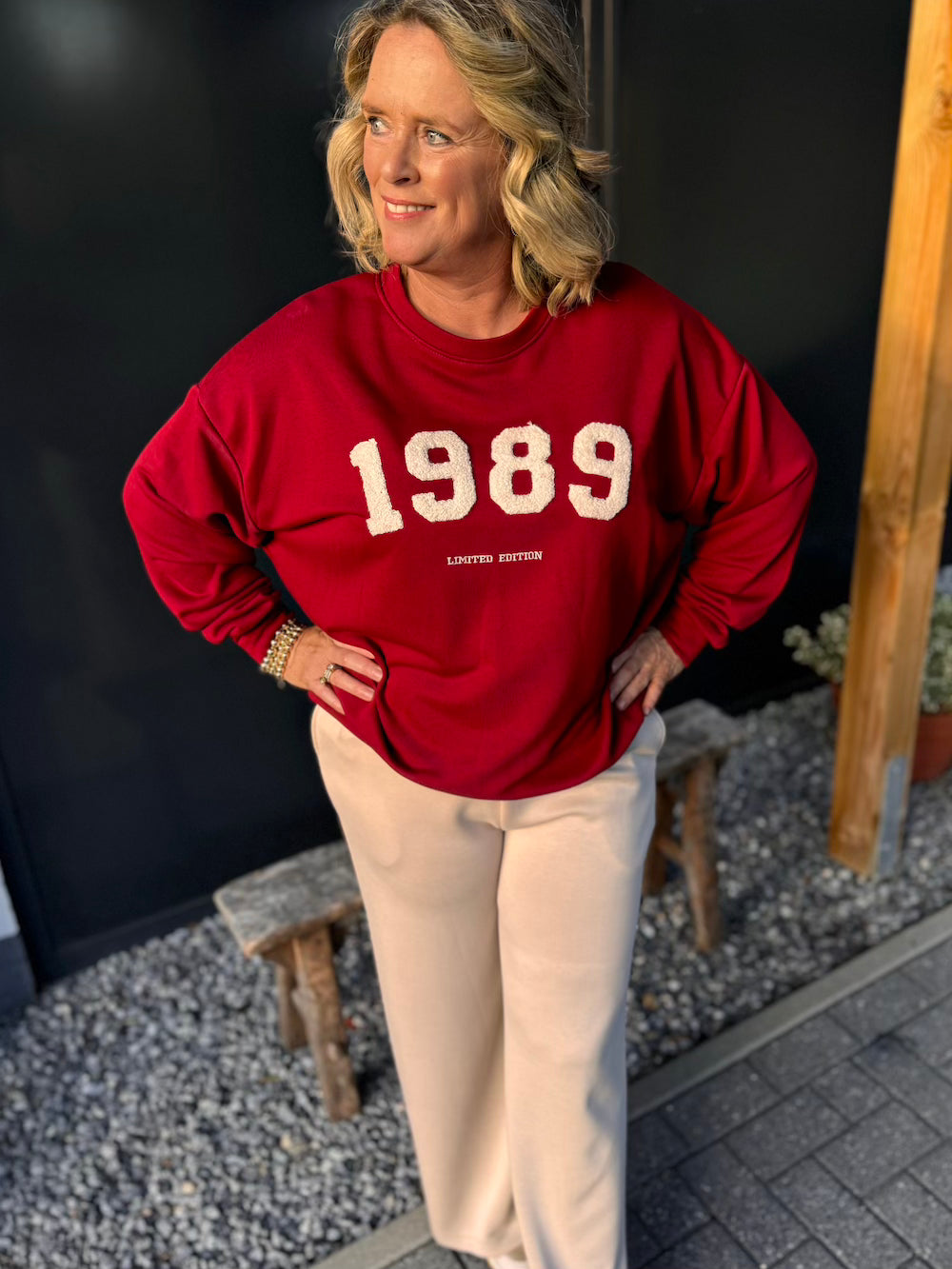 Sweater bordeaux 1989