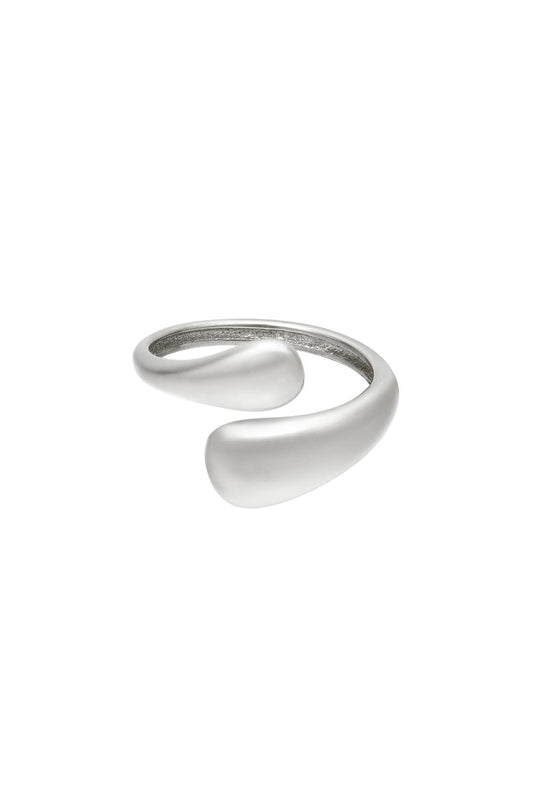 Ring stainless zilver